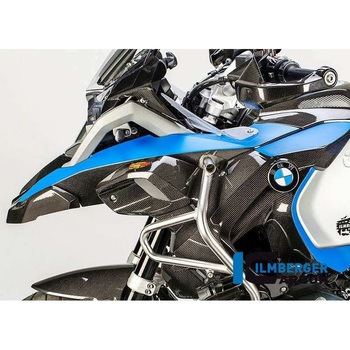 カーボンパーツ エアチューブ 左側 (ウォータークーラーカバー) - BMW R 1200 GS Adventure (LC) | WKL.003.GSA12. ILMBERGER (イルムバーガーカーボンパーツ)