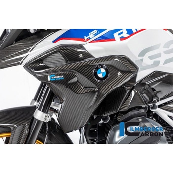 カーボンパーツ エアチューブ 左 フラップ付 (2ピース) BMW R 1250 GS ILMBERGER (イルムバーガーカーボンパーツ)