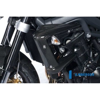 カーボンパーツ ラジエーターカバー (左) カーボン - Triumph Street Triple 675 - ILMBERGER (イルムバーガーカーボンパーツ)