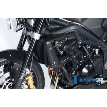 カーボンパーツ ラジエーターカバー (左) カーボン - Triumph Street Triple 675 - ILMBERGER (イルムバーガーカーボンパーツ)