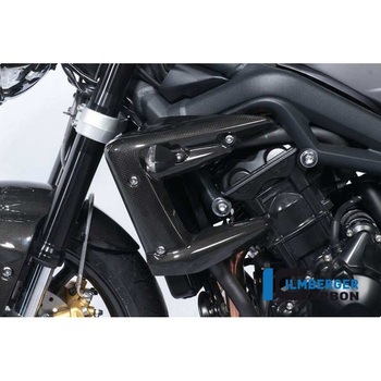 カーボンパーツ ラジエーターカバー (左) カーボン - Triumph Street Triple 675 - ILMBERGER (イルムバーガーカーボンパーツ)