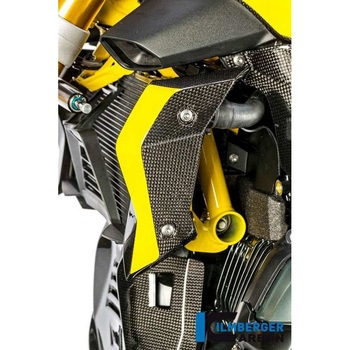 カーボンパーツ ウォータークーラーカバー 左側 - BMW R 1200 R (LC) ILMBERGER (イルムバーガーカーボンパーツ)