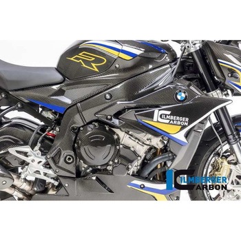 カーボンパーツ ラジエーター/バジェットホルダー 右側 - BMW S 1000 R (ab 2017) - ILMBERGER (イルムバーガーカーボンパーツ)