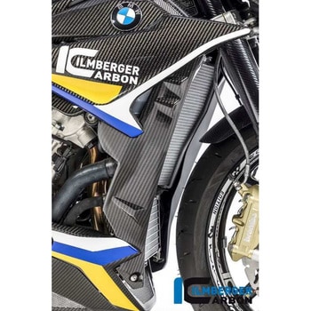 カーボンパーツ ラジエーター/バジェットホルダー 右側 - BMW S 1000 R (ab 2017) - ILMBERGER (イルムバーガーカーボンパーツ)