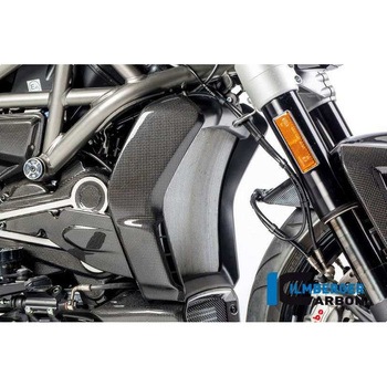 カーボンパーツ ラジエーターカバー 右側 Ducati Xディアベル &apos；16 ILMBERGER (イルムバーガーカーボンパーツ)