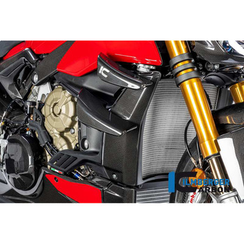 Ilmberger / イルムバーガー ラジエターカバー 右 グロス V4 Streetfighter ILMBERGER (イルムバーガーカーボンパーツ)