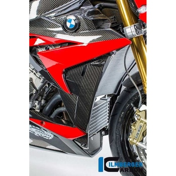 カーボンパーツ ウォータークーラーカバー 右側 カーボン BMW S1000R 2014- ILMBERGER (イルムバーガーカーボンパーツ)