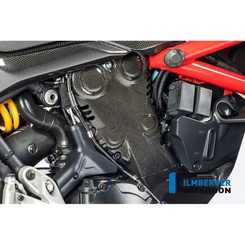 カーボンパーツ カムベルトカバー グロスカーボン - Ducati Supersport 939 ILMBERGER (イルムバーガーカーボンパーツ)