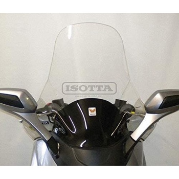 ウインドシールド ミディアムプロテクション Full Attack クリア マウンティングキット付属 Joymax/Gts/Firenze/Rv/Voyager 125-250-300 Evo 2007 ISOTTA (イソッタ)