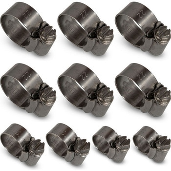 Aprilia RSV4 / RF / RR 2009 - 2020 OEM リプレイスメント ステンレススチールラジエーターホースクランプキット Samco Sport (サムコスポーツ)