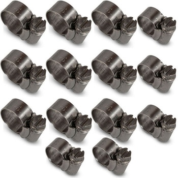 Ducati Monster S4 / S4R 2001 - 2008 ステンレススチールラジエーターホースクランプキット Samco Sport (サムコスポーツ)