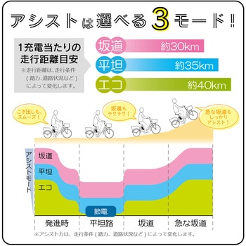 ACTIVEPLUS ノーパンク電動アシストFDB20EB ミムゴ