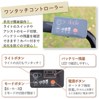 E-PARTON ロータイプ電動アシスト三輪自転車 ミムゴ