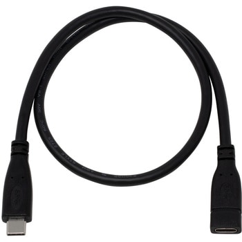 PD100W対応 USB3.2Gen1 Type-C延長ケーブル アイネックス