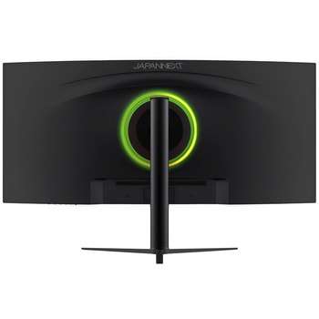 液晶ディスプレイ/34型/3440×1440/DP×1、HDMI×1、TypeC×1/ブラック/スピーカー：有 JAPANNEXT