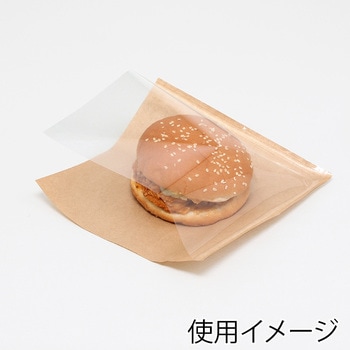 片面透明バーガー袋 HEIKO