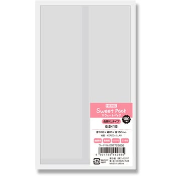 ����KL 8.5�~15 �X�E�B�[�g�p�b�N ���� KL HEIKO �q�[�g�V�[���d�l ����150mm 1�p�b�N(100��) 44053189