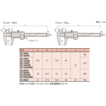 CD-30AX デジマチックノギス 1台 ミツトヨ(Mitutoyo) 【通販サイト