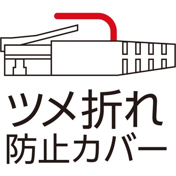 カテ6AフラットLANケーブル MCO