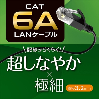 カテ6AスリムLANケーブル MCO