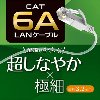 カテ6AスリムLANケーブル MCO