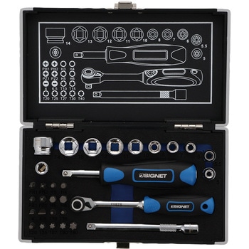 1/4DR 31PC ショートソケット&ビットセット(6角) SIGNET(シグネット)