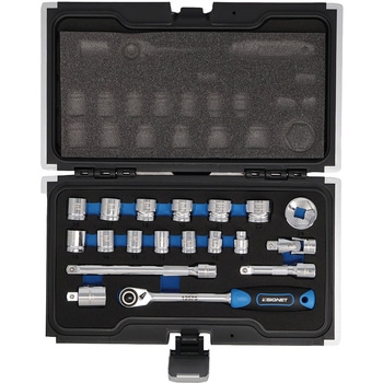 3/8DR 19PC ショートソケットセット(6角) SIGNET(シグネット)