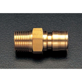 R1・1/2”雄ねじプラグ(中圧用/真鍮) エスコ