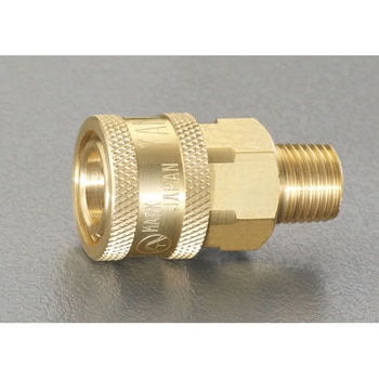 R1・1/4”雄ねじカップリング(中圧用/真鍮) エスコ