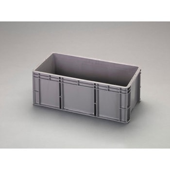 670x335x241mm/42．6Lコンテナ(グレー) エスコ