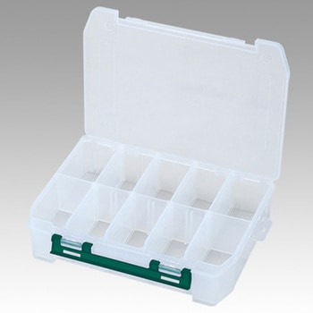 255x190x60mmパーツケース(仕切板8枚) エスコ