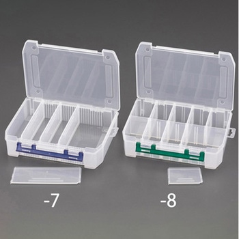 255x190x60mmパーツケース(仕切板8枚) エスコ