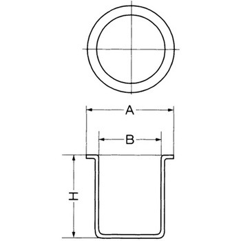 直径80x80mm/380mlポット(ステンレス製) エスコ