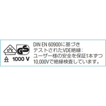 0．25-16mm2圧着ペンチ(絶縁/フェルール端子用) エスコ