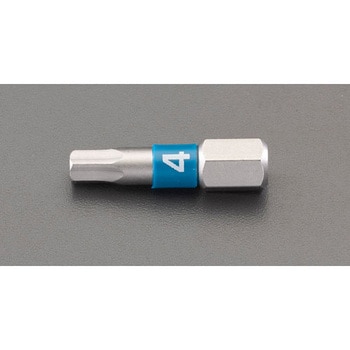 2．5x25mm[Hexagon]ドライバービット(ステンレス製) エスコ