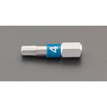 5．0x25mm[Hexagon]ドライバービット(ステンレス製) エスコ