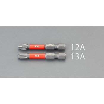 #2x50mm[+]ドライバービット(ダイヤコート・インパクト用) エスコ