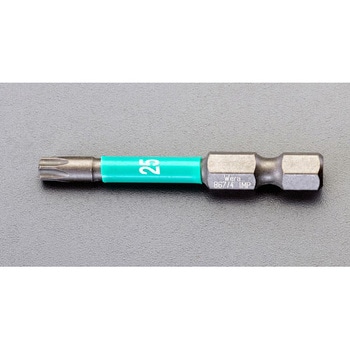 T25x50mm[Torx]ドライバービット(インパクト用) - エスコ