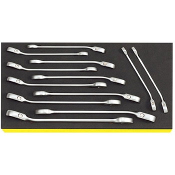 12本組コンビネーションギアレンチ - エスコ