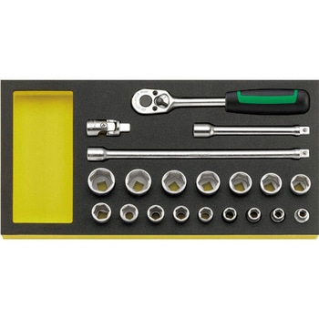 3/8”sqソケットレンチセット - エスコ