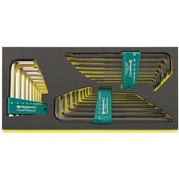 26本組六角棒レンチセット - エスコ