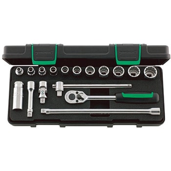 3/8”sqソケットレンチセット エスコ