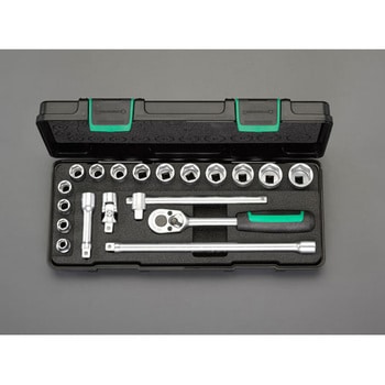 3/8”sqソケットレンチセット エスコ