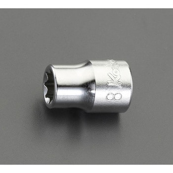 3/8”sqx7mm[2重4角]ソケット エスコ