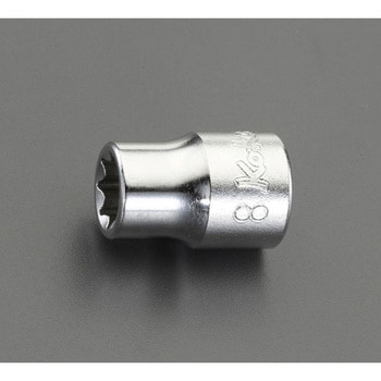 3/8”sqx10mm[2重4角]ソケット エスコ