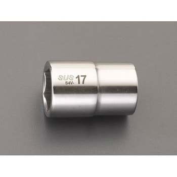 1/2”sqx19mmソケット(ステンレス製) エスコ