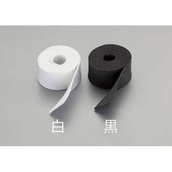10mmx5m平織ゴム(白) エスコ