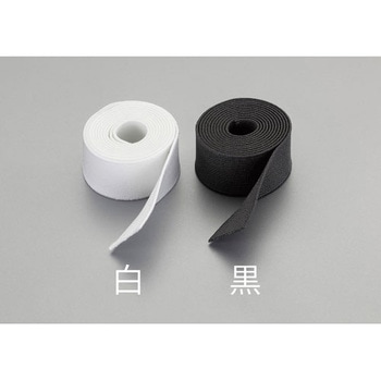 25mmx10m平織ゴム(黒) エスコ