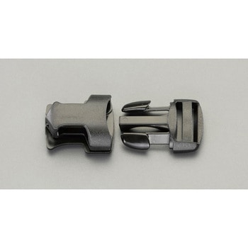 20mmバックル(プラスチック製・2個) エスコ