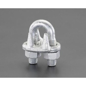 22mm ワイヤークリップ(スチール製) - エスコ